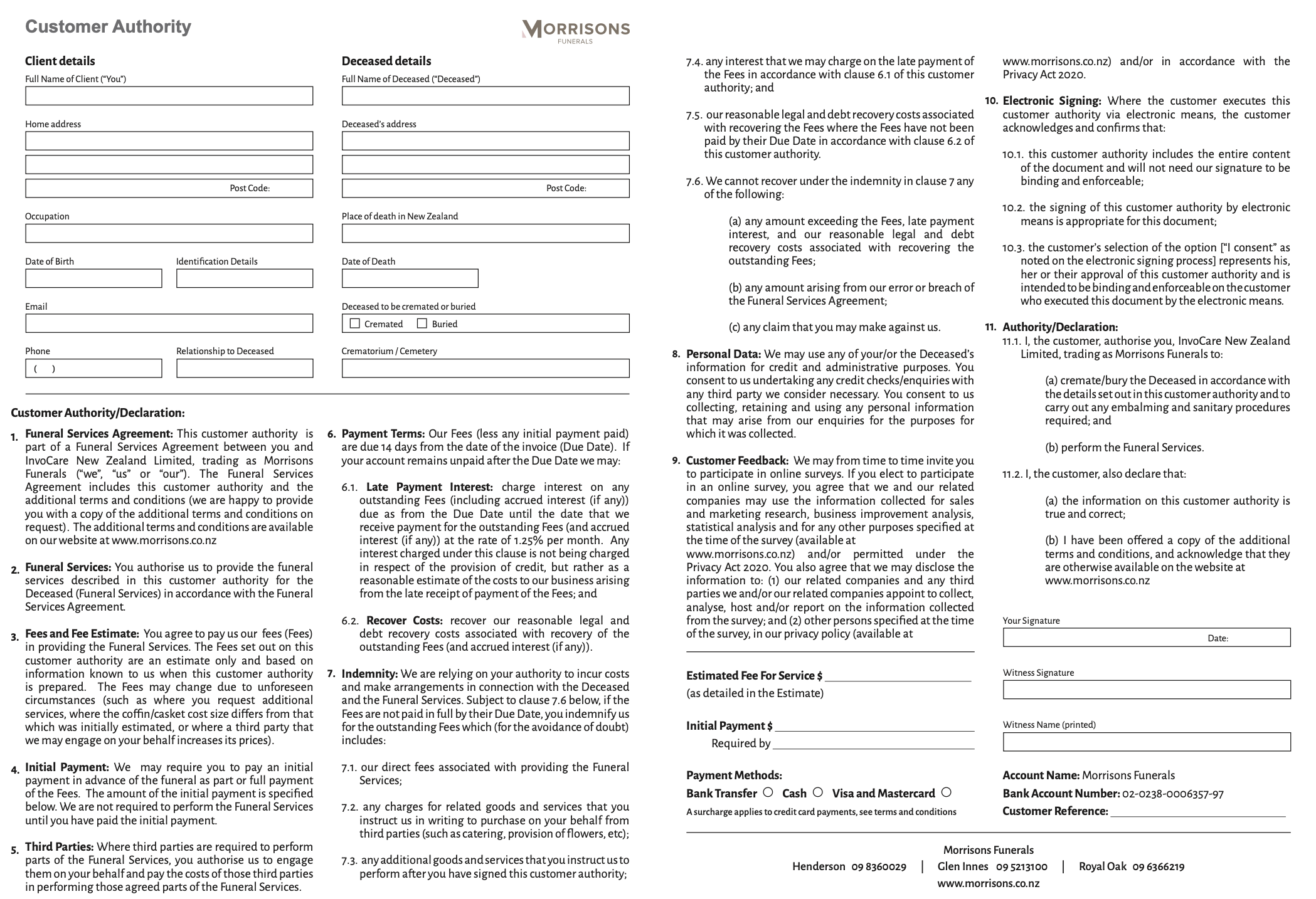 Morrisons Customer Authority